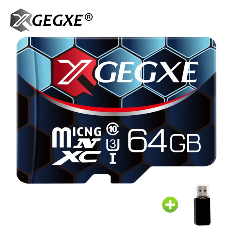 XGEGXE 64 Гб карта памяти 8 ГБ 16 ГБ 32 ГБ 128 Гб Micro SD C10 TF карта флэш-накопитель для смартфонов