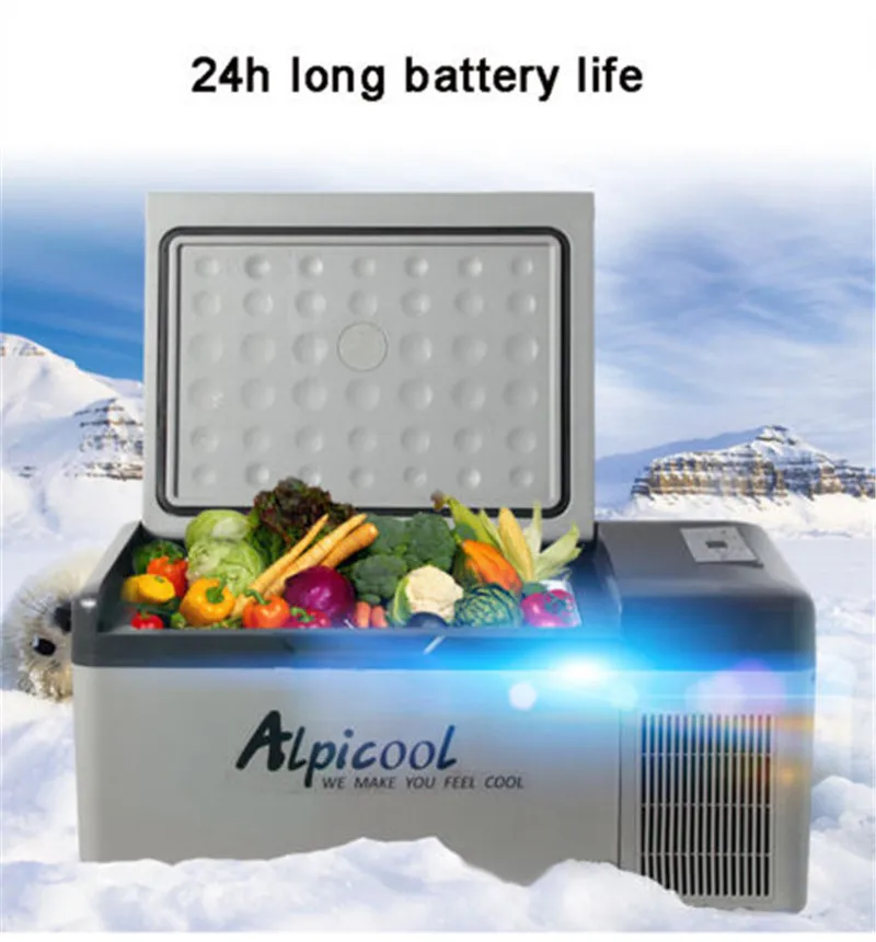 Best Price Mini Car Refrigerator 15L 40W LED Display Multi-functional Compressor Fridges Portable Cooler Freezer with APP Control