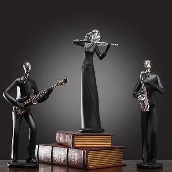 

Nordic Simple Modern Black Sports Figure Model Figurines Home Decorations for Study Room Living Room Personality Ornaments