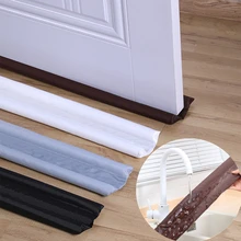 New 4 color door bottom sealing strip stopper Guard Wind Dust weather stripping burlete puerta casa soundproof Sealer Protector