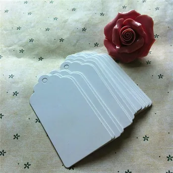 

500pcs 9*4.5cm white paper tag, children gift tag/cards, blank bookmarks, handmade card/tags, zakka baking/coffee card/tag
