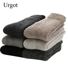 Urgot 3 пары супер толстые носки Женская мериносовая шерсть носки с изображением кролика против холодного снега русские зимние теплые женские носки Meias