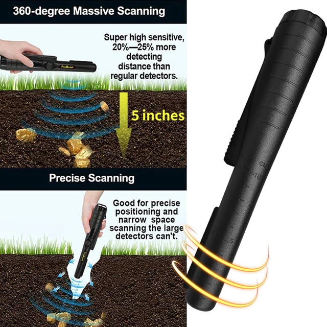Handheld Metal Detector Security Inspection Pin Outdoor Underground Treasure Locator Rod Waterproof Archaeology Digger Device 2