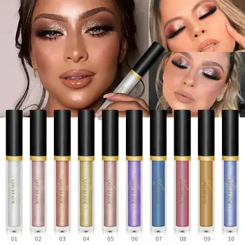 

10 Colour Metallic Diamond Pearlescent Colorful Eyeshadow Pearly Watery Eyeshadow Glittering Eye Shadow Maquillaje TSLM1
