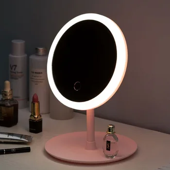 

DropShipping Makeup Backlit Mirror Light With Natural White LED Daylight Vanity Mirror Detachable/Storage Base 3 Modes