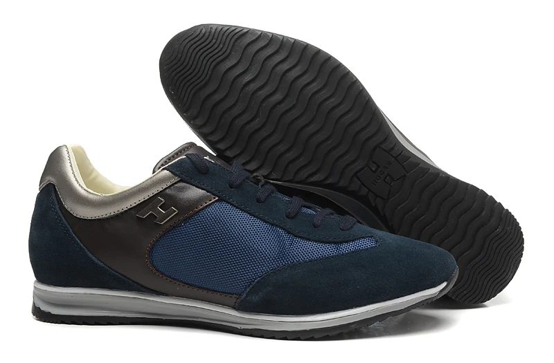 Hogan Scarpe/Лидирующий бренд; роскошные мужские кроссовки из натуральной кожи; мужская повседневная обувь из дышащего сетчатого материала; удобная прогулочная обувь