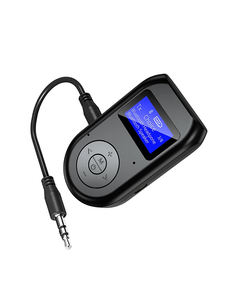2 in 1 Wireless Bluetooth 5 0 Receiver Transmitter Adapter 3 5mm Jack For Car Music Audio 2 4 MHz Headphone Reciever Handsfree
