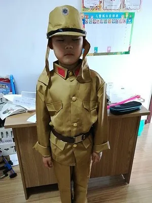 Vintage Japanese Soldier Cotumes For Men And Children Traditional