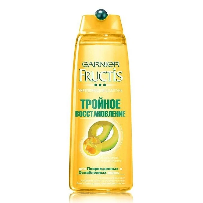 Шампунь Garnier Fructis &quotТройное восстановление&quot укрепляющий для поврежденных и