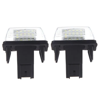 

2pcs SMD LED Placa Matricula Coche Lampara for Peugeot 206 207 306 307 406 407 Citroen C3