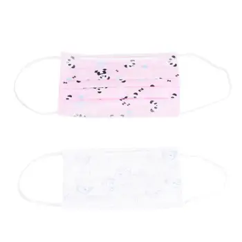 

50Pcs Mask Hot Cartoon Dustproof Disposable Face Mask for Students Mouth Mask E5BA