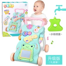 Детские ходунки Cart От 0 до 2 лет Детские Многофункциональные Музыкальные регулируемые скорости детские ходунки Sketchpad игрушки