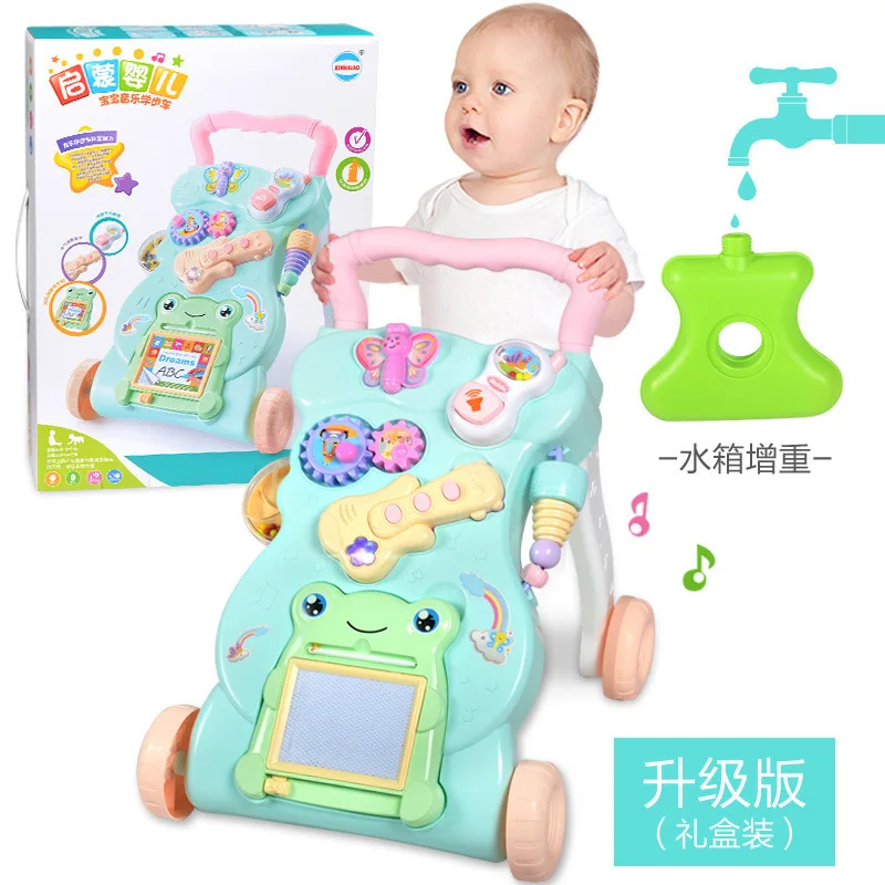 

Baby Walker Cart 0-2 Years Old Baby Multi-functional Music Adjustable Speed Baby Walker Sketchpad Toy