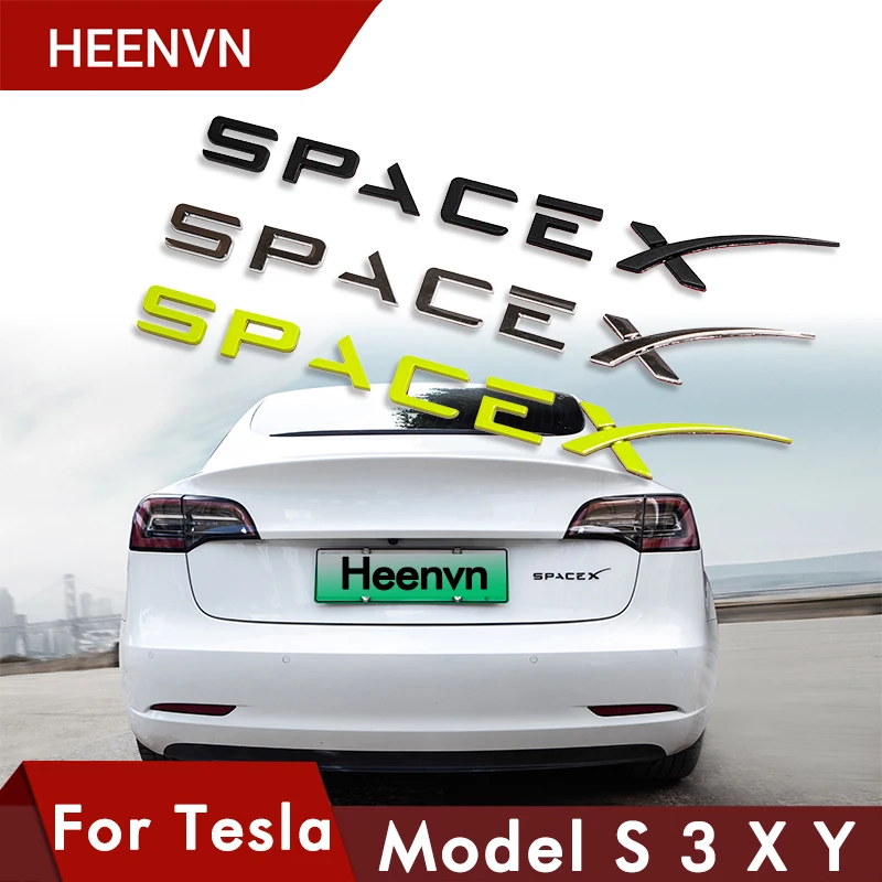 Stiker Logo X Ruang Bagasi Baru Heenvn Untuk Model Tesla Y 3 S X 21 Aksesori Model Y Model Mobil 3 Tiga Paduan Aluminium Otomotif Interior Stiker Aliexpress