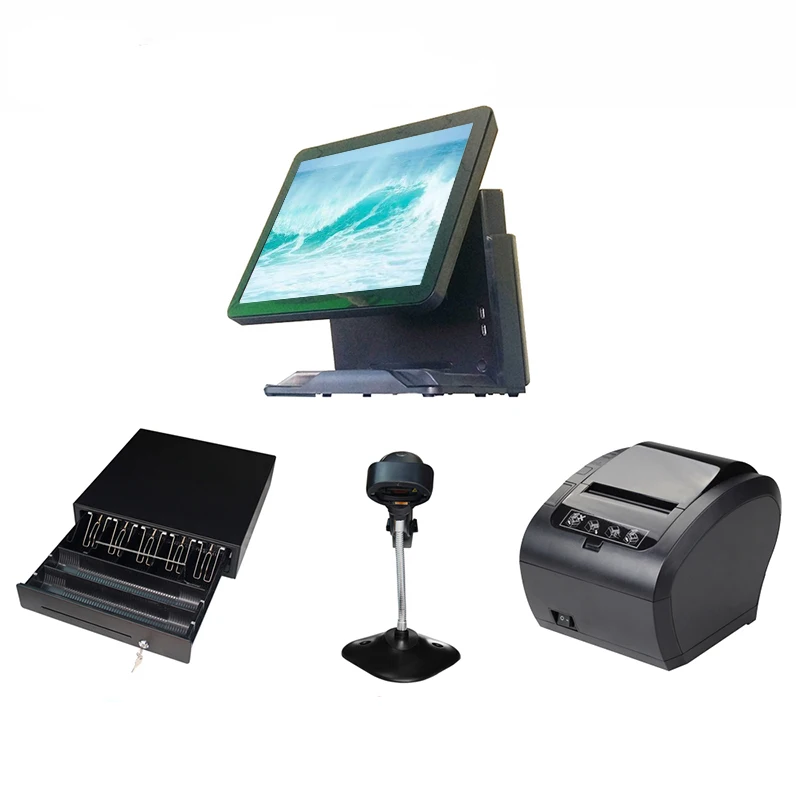 

ComPOSxb whole set point of sales pos terminal epos system for coffee