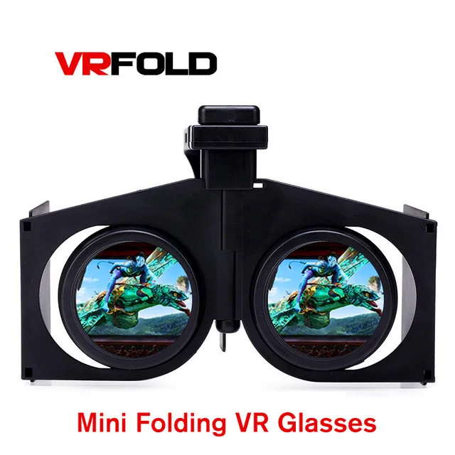 Mini VR glasses VRPARK J30 3D VR Очки виртуальной реальности 3D очки гарнитура шлем для Android IPhone Игры смартфон с контроллерами - Цвет: Mini VR glasses