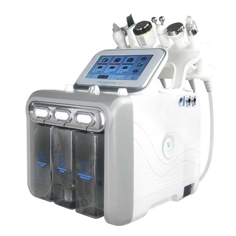 

2019 peeling machine hydrogen oxy six-in-one face management RF cleaning skin care small bubble SPA