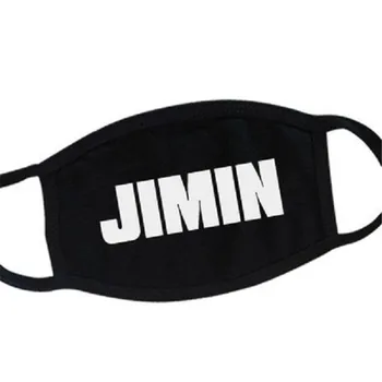 

Black Cotton Face Mask Anti-dust Protectie Mouth Mask KPOP Same Masks For Woman Man Unisex