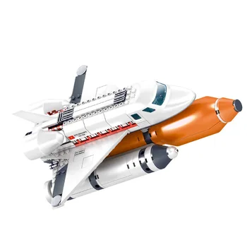 

KAZI GUDI City Series Spaceport Space Shuttle Launch Center Rocket Building Block Bricks Kids Toys For Children Technic