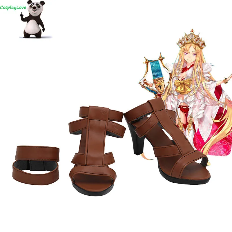 

FGO Fate Grand Order Rider Европейская коричневая обувь для косплея длинные сапоги кожаные на заказ для Хэллоуина