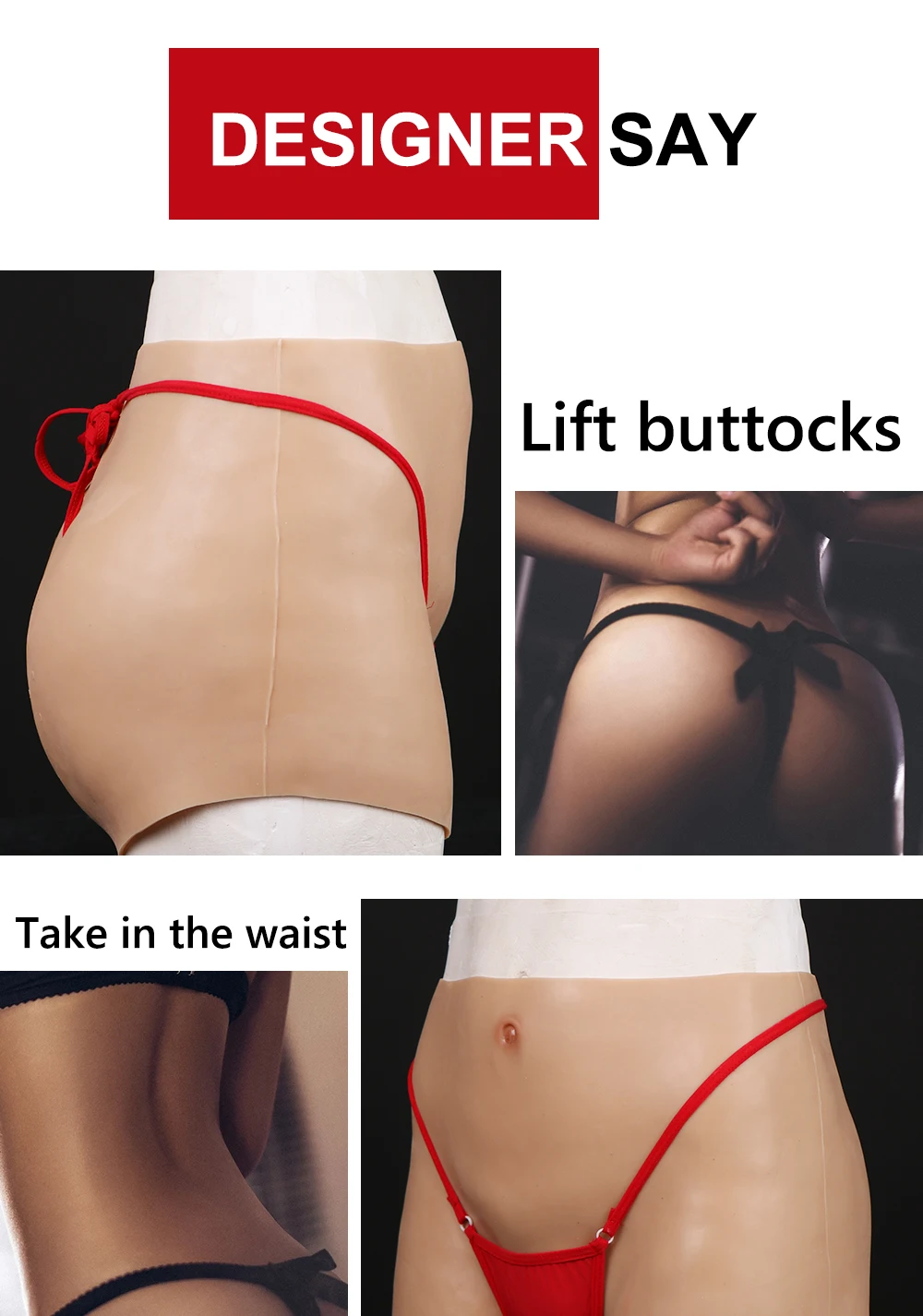 YR-SU-LMS silicone vagina brief for crossdresser male to female toys transgender drag queen hot hip with fake pussy underwear (2)