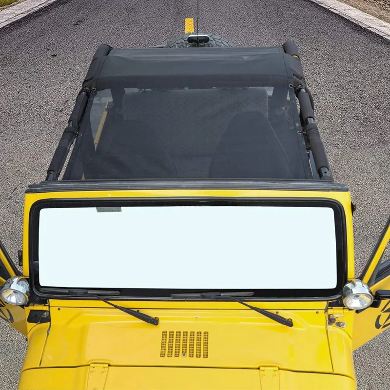 Для Jeep Tj прочная сетка солнцезащитный козырек верхняя крышка обеспечивает УФ Защита от солнца для 1996-2006 Jeep Wrangler Tj