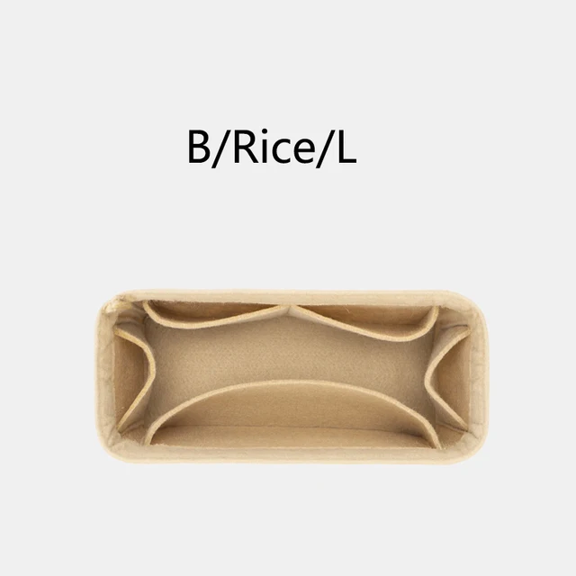 BAMADER Insert Handbag Women Makeup Organiser Felt Insert Bag liner Travel Organizer Portable Cosmetic Bag Shaper For Neonoe B.Rice.L