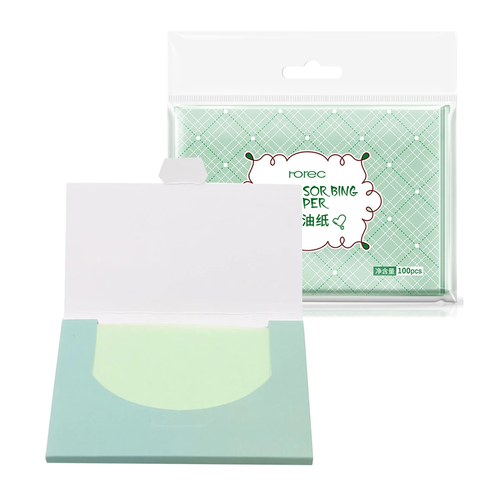 100Sheets/pack Facial Oil Blotting Sheets Face Oil Control Absorbing Film Blotting Paper Cleaning Face Beauty Makeup Tools TSLM2