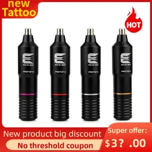 Печатный логотип, тату-пистолет, ротационная тату-машина, Перманентный макияж, тату-ручка, моторная игла, картриджи, аксессуары для тату