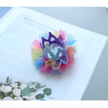 Европа и Америка INS новые продукты Радуга блестящий порошок пряжа Стерео Корона Заколки красочные кристаллы изысканный дети H