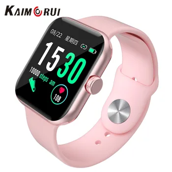 

2020 Smart Watch 1.54 Inch Full Touch Smartwatch Heart Rate Blood Pressure Message Display Fitness Tracker For Apple IOS Android