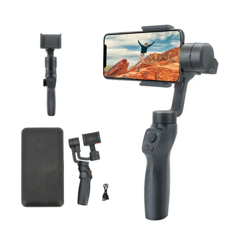 Smooth 4 3-Axis Handheld Gimbal Video Stabilizer for Smart phone XS 8 Android AU