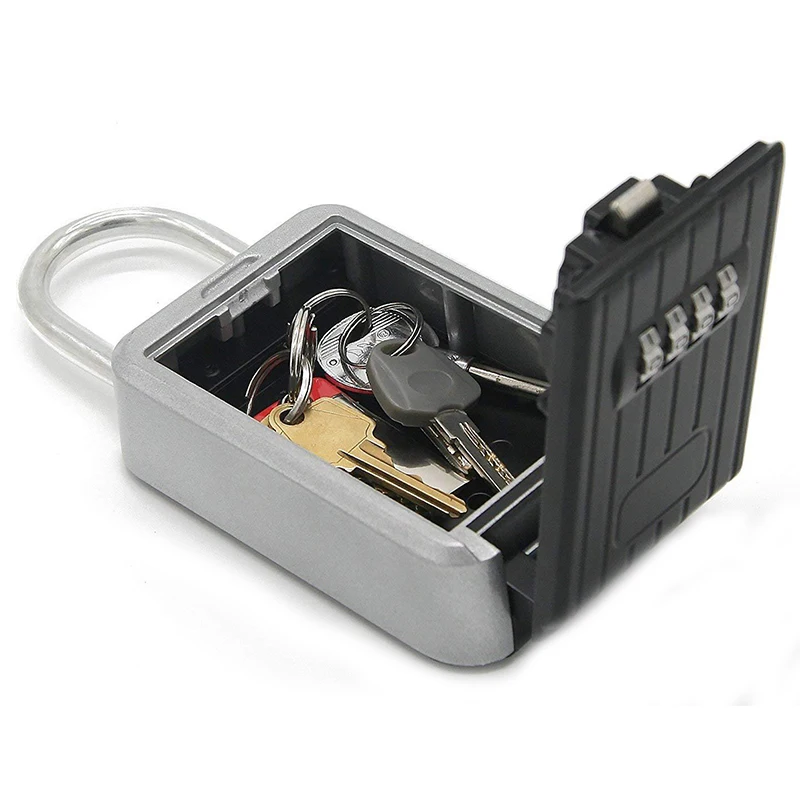 

Key Lock Box, Combination Lockbox with Code for House Key Storage, Combo Door Locker