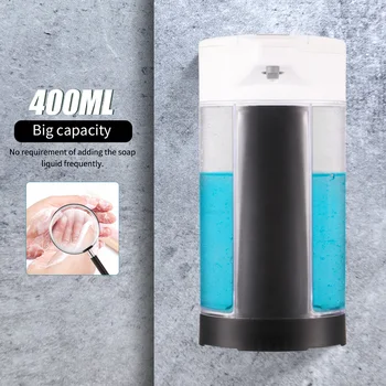 

7 Modes Automatic Liquid Hand Soap Dispenser 400Ml Pressless Countertop Soap Dispenser Sensor Bottle For Home Bathroom