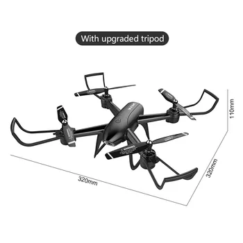 

SG106 RC Quadcopter boy Toys Kids Optical Flow 1080P HD Dual Camera Real Time Aerial Video Positioning 2.4G 4CH Black, White