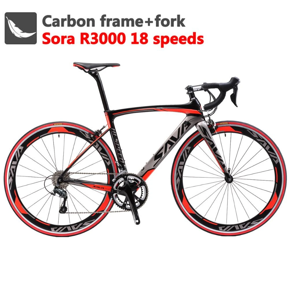 Sava Racefiets 700C Carbon Racefiets T700 Carbon Frame + Vork Fiets Road  Speed Bike Racing Met Shimano Sora bicicleta Carretera|speed bicicleta|road  bikebike 18 - AliExpress