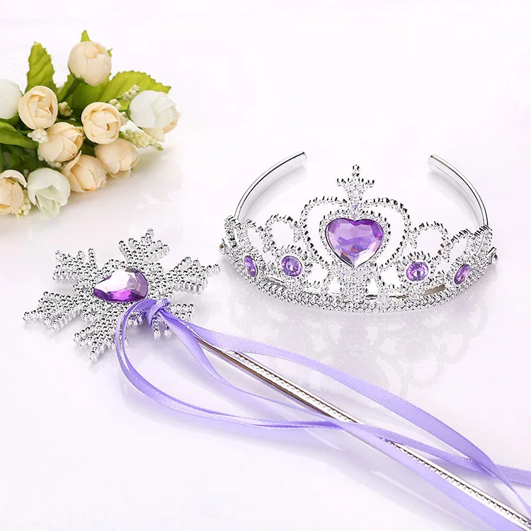 New Girls Princess Crown Hair Accessories Bridal Crown Crystal Diamond Tiara Hoop Headband Hair Bands For Kids Party Hairbands baby accessories bag	 Baby Accessories