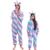Детская пижама Зима Единорог Стежок Onesie Мальчики Девочки Пижамы Набор Мультфильм Животных Косплей Пижама Onesie Дети Фланелевые пижамы