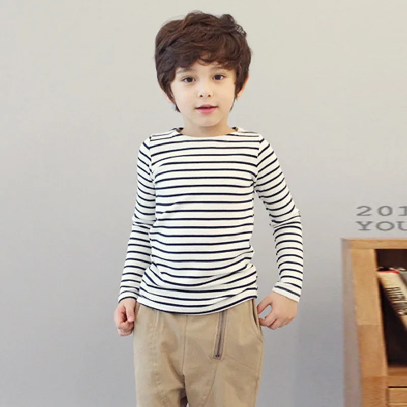 Girls T-shirt Kids clothes Children T-shirts striped Long Sleeve Cotton Tops Tee Baby boys Girls blouse for girls Clothes tees