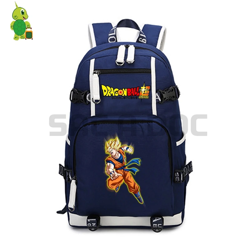 21 Dragon Ball Супер школьные сумки для подростков девочек мальчиков Супер Saiyan Goku Ssj3 рюкзак для ноутбука большой емкости дорожные сумки на плечо - Цвет: 21