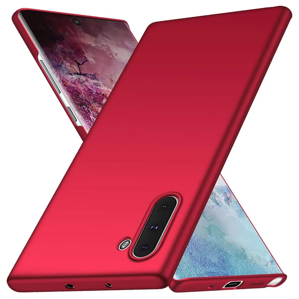 Для samsung Galaxy Note 10 6,3 Чехол Жесткий ПК Тонкий матовый чехол для samsung Note 10 Plus 6,8 роскошные чехлы для телефонов Fundas