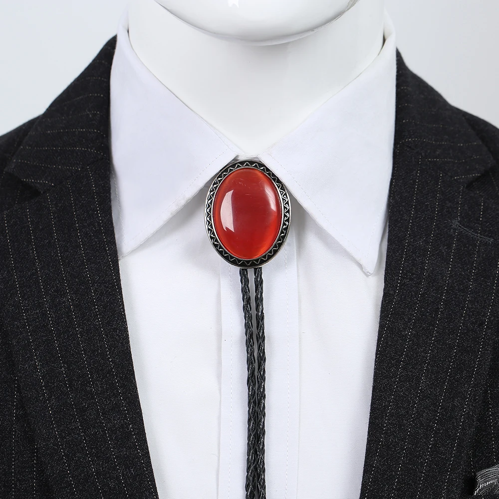 

Western Bolo Tie Denim Bolo Tie Point Opal Knot Bow Tie Suit Suit Shirt Fitting Chain Necklace Bolo