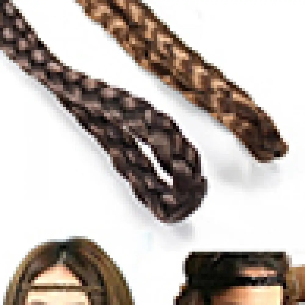 

Beauty Wig Braided Hair Band Headband Women Vintage Bohemian Forehead Twist Braided Stretch Wig for Daily Life