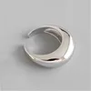 XIYANIKE Korean Simple 925 Sterling Silver Handmade Rings for Women Wedding Couple Creative Geometric Engagement Jewelry Gifts ► Photo 2/5