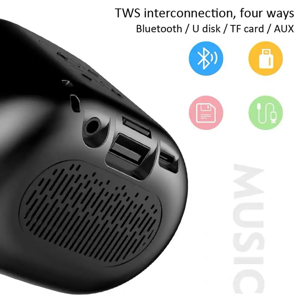 Wireless Bluetooth Speaker Mini Audio TWS Sub Woofer Speaker With TF Card HD Noise-canceling AUX MP3 Music Play Portable Speaker Wireless Bluetooth Speaker Mini Audio TWS Sub Woofer Speaker With TF Card HD Noise-canceling AUX MP3 Music Play Portable Speaker