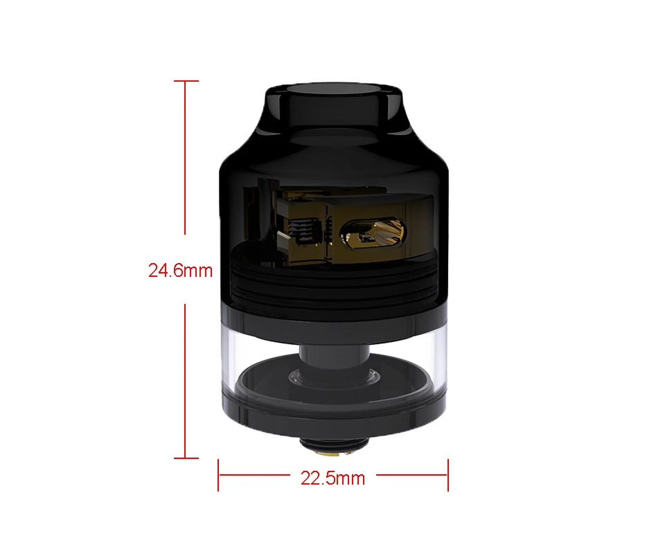 Original OUMIER WASP NANO RDTA Tank 2ml 22mm Diameter Atomizer Easy Building Deck & Adjustable Airflow for Box mod vs Zeus X