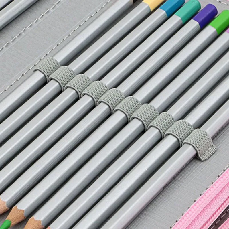 Горячая четырехэтажный пенал сплошной цвет квадратный эскиз свинцовый цветной карандаш-коробка 72 Отверстия пенал высокой емкости художественные принадлежности