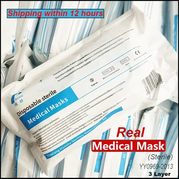 

20 pcs/Pack REAL Medical Mask Disposable 3 ply Protective Mascarillas Anti Virus Sterile medic Mouth Face Surgical Masks Medical