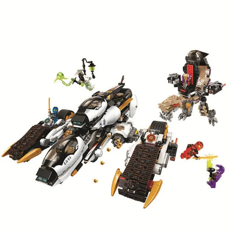 

BELA10529 Compatible with legoingo 70595 Phantom Ninja Series Four in One Deformation Chariot Children's Toy Block Toys 1135pcs