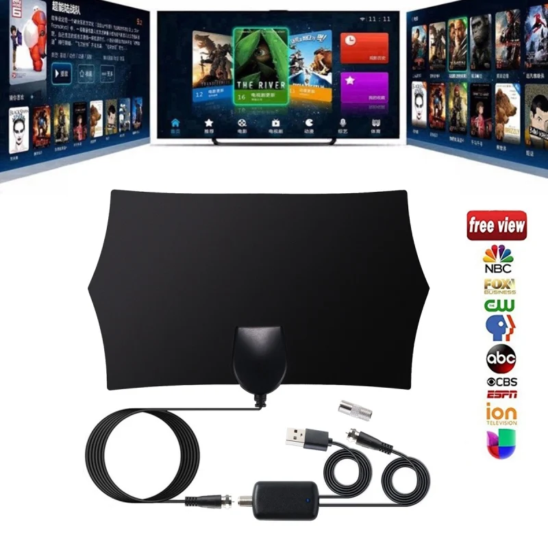 960 Миля Диапазон антенна ТВ цифровая HD Skywire 4K антенна цифровая внутренняя HD ТВ 1080p